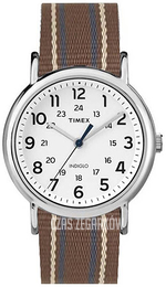 Timex Weekender Biały/Tkanina Ø40 mm ABT517