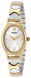 Timex Classic Elevated Srebrny/Stal w odcieniu złota Ø19 mm T26301