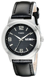 Timex Classic Elevated Czarny/Skóra Ø40 mm T2E561