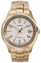 Timex Biały/Pozlacana Ø39 mm T2G971