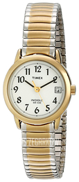 Timex Easy Reader Biały/Stal w odcieniu złota Ø25 mm T2H491