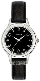 Timex Czarny/Skóra Ø28 mm T2M576