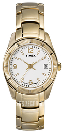 Timex Fashion Biały/Stal w odcieniu złota Ø27 mm T2M779