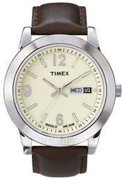 Timex Biały/Skóra Ø40 mm T2M803