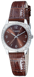 Timex Brązowy/Skóra Ø30 mm T2N071