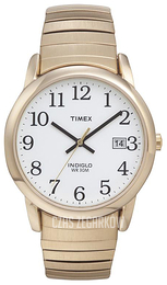 Timex Easy Reader Biały/Stal w odcieniu złota Ø35 mm T2N090