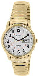 Timex Easy Reader Biały/Stal w odcieniu złota Ø35 mm T2N092