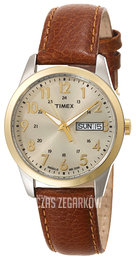 Timex Classic Elevated Szampański/Skóra Ø36 mm T2N105