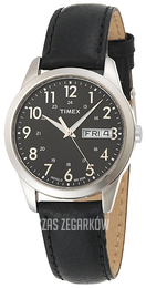Timex Classic Elevated Czarny/Skóra Ø36 mm T2N107