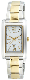 Timex Classic Biały/Stal w odcieniu złota T2N284