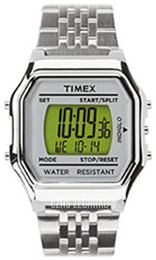 Timex Fashion Digitals Ekran LCD/Stal T2N287