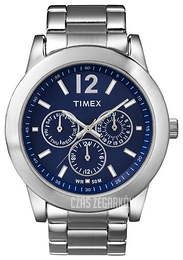 Timex Niebieski/Stal Ø40 mm T2N420