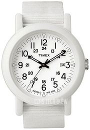 Timex Easy Reader Biały/Tkanina Ø40 mm T2N427