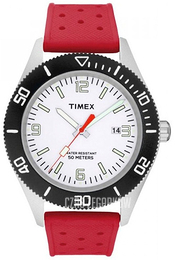Timex Biały/Guma Ø42 mm T2N538