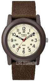 Timex Kremowy/Skóra Ø34 mm T2N629