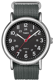 Timex Czarny/Tkanina Ø38 mm T2N650KW