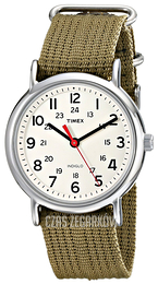 Timex Weekender Biały/Stal Ø38 mm T2N651KW