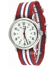 Timex Weekender Biały/Stal Ø38 mm T2N746