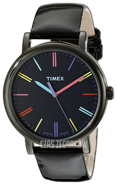 Timex Premium Collection Czarny/Skóra Ø38 mm T2N790AB