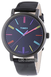 Timex Easy Reader Czarny/Skóra Ø38 mm T2N790D7