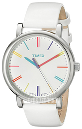 Timex Classic Biały/Skóra Ø38 mm T2N791AB