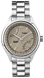 Timex Beżowy/Stal Ø42 mm T2N816DH