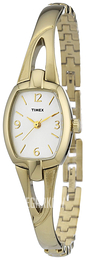 Timex Classic Biały/Stal w odcieniu złota T2N824
