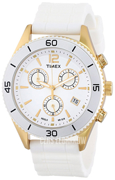 Timex Premium Collction Biały/Guma Ø41 mm T2N8279J