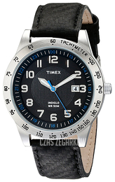 Timex Classic Elevated Czarny/Skóra Ø42 mm T2N920