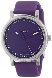 Timex Easy Reader Purpurowy/Skóra Ø38 mm T2N926