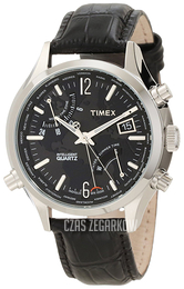 Timex Czarny/Skóra Ø44 mm T2N943DH
