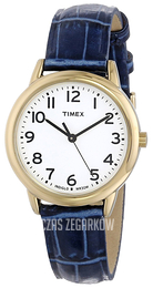 Timex Classic Elevated Biały/Skóra Ø30 mm T2N954
