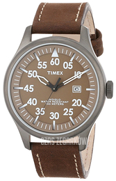 Timex Brązowy/Skóra Ø42 mm T2N9989J