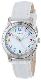 Timex Biały/Skóra Ø33 mm T2P049KW