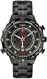 Timex Intelligent Czarny/Stal Ø45 mm T2P140D7