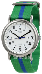 Timex Biały/Tkanina Ø38 mm T2P1439J