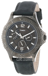 Timex Czarny/Skóra Ø44 mm T2P178KW