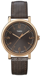 Timex Classic Brązowy/Skóra Ø38 mm T2P213D7