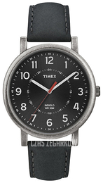 Timex Classic Czarny/Skóra Ø42 mm T2P219