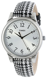 Timex Srebrny/Skóra Ø35 mm T2P2492M