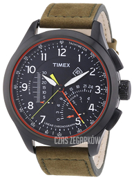 Timex Intelligent Czarny/Skóra Ø45 mm T2P276