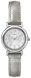 Timex Srebrny/Skóra Ø25 mm T2P429