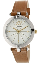Timex Classic Biały/Skóra Ø33 mm T2P543