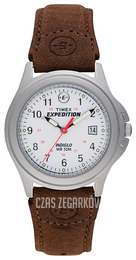 Timex Expedition Biały/Skóra Ø34 mm T44563