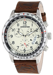 Timex Expedition Beżowy/Skóra Ø45 mm T49893