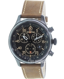 Timex Expedition Czarny/Skóra Ø42 mm T49905