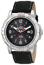 Timex Expedition Czarny/Skóra Ø44 mm T499889J
