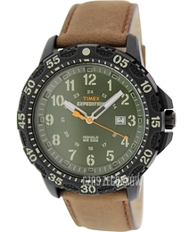 Timex Expedition Zielony/Skóra Ø45 mm T49996