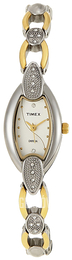 Timex Biały/Stal w odcieniu złota TI000K40600