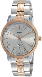 Timex Srebrny/Stal w kolorze różowego złota Ø39 mm TW000G912